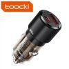 Toocki USB C + USB A autós töltő 95W átlátszó adapter (TCCAC-MY01)