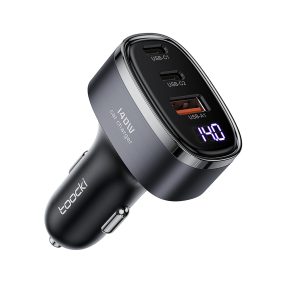   Toocki 2db USB C + USB A autós töltő 140W adapter (TCCAC-TT0H)