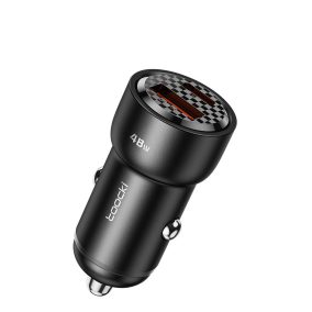 Toocki USB C + USB A autós töltő 48W adapter (TCCAC-YF01)