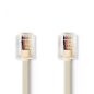 Nedis RJ11 telefonkábel 5m, szürkeszínű (TCGP90200IV50)