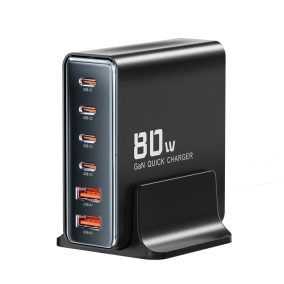   Toocki 2db USB + 4db USB C GaN dokkoló állomás 80W (TCT-XRB01)