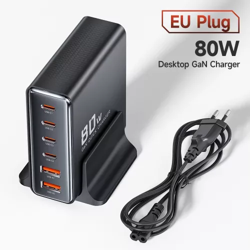 Toocki 2db USB + 4db USB C GaN dokkoló állomás 80W (TCT-XRB01)