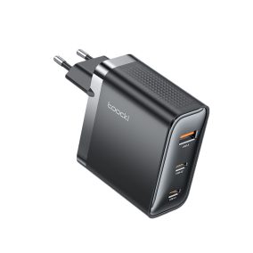   Toocki USB + 2db USB C 100W gyorstöltő adapter (TCT100-XRB01)