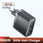   Toocki USB + 2db USB C 100W gyorstöltő adapter (TCT100-XRB01)