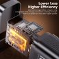 Toocki USB + 2db USB C 100W gyorstöltő adapter (TCT100-XRB01)
