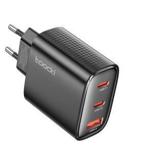   Toocki USB + 2db USB C 40W GaN gyorstöltő adapter (TCT40-XRB01)