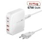 Toocki 2db USB + 2db USB C GaN dokkoló állomás 67W (TCT67-JYB02)