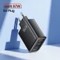   Toocki USB + 2db USB C 67W GaN gyorstöltő adapter (TCT67-XRB01)