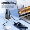 Toocki USB + 2db USB C 67W GaN gyorstöltő adapter (TCT67-XRB01)