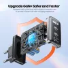 Toocki USB + 2db USB C 67W GaN gyorstöltő adapter (TCT67-XRB01)