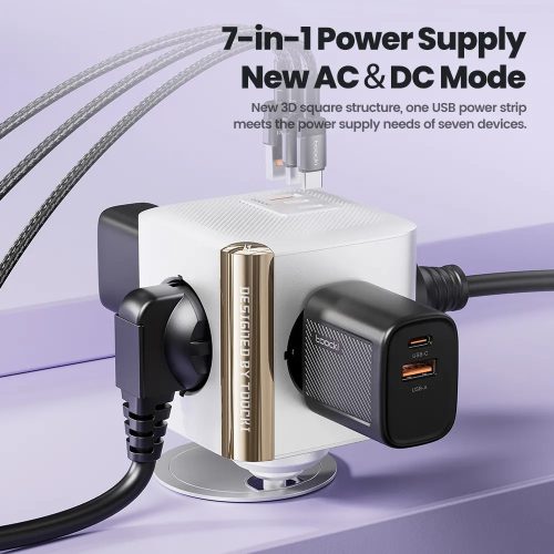 Toocki 7 az 1-ben 33W USB dokkoló állomás és elosztó (TPSDX-JZB02)