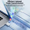 Toocki USB A - USB C 66W 6A kábel 2m fehér (TXCAC-YGA02M)