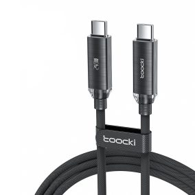 Toocki USB C 5A 240W kábel 1m fekete (TXCCC3-SJ01)