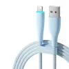 Toocki iPhone Lightning 2.4A 12W kábel 2m kékes fehér (TXCL-BMHA02)