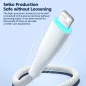   Toocki iPhone Lightning 2.4A 12W kábel 2m kékes fehér (TXCL-BMHA02)