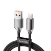 Toocki iPhone Lightning 2.4A 12W kábel 1m szürke (TXCL-SJ01)