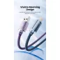 Toocki iPhone Lightning 2.4A 12W kábel 1m lila (TXCL-SJ05)