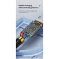 Toocki USB A - USB C 100W 6A kábel 1m zöld (TXCT-HY06)