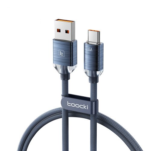 Toocki USB A - USB C 66W 6A kábel 1m kék (TXCT-SJ03)