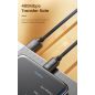 Toocki USB A - USB C 66W 6A kábel 2m szürke (TXCT-SJ01)