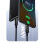 Toocki USB A - USB C 100W 5A kábel 1m fekete átlátszó (TXCT-XJ01)
