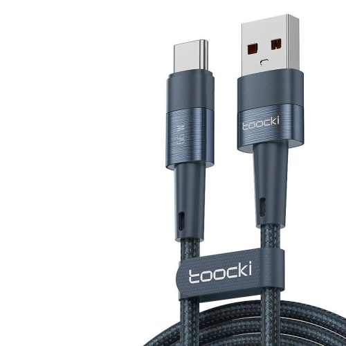 Toocki USB A - USB C 66W 6A kábel 1m kék (TXCT-YS03)