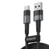 Toocki USB A - USB Type C 66W 6A kábel 2m kék (TXCT-YS04)