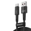 Toocki USB A - USB C 66W 6A kábel 2m fekete (TXCT-YSA01)