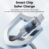 Toocki USB A - USB C 66W 6A kábel digitális kijelzővel 1m (TXCT-ZX0G)