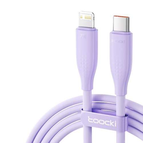 Toocki USB C - Lightning PD 27W kábel 1m lila (TXCTL-RL05M)