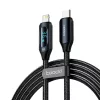 Toocki USB C - Lightning PD 20W kábel 2m digitális kijelzővel (TXCTL-XYA01)