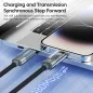   Toocki USB C - Lightning PD 20W kábel 1m digitális kijelzővel kék (TXCTL-ZX0G)