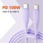 Toocki USB C 5A 100W kábel 1m lila (TXCTT1-RL05)