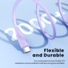 Toocki USB C 5A 100W kábel 1m lila (TXCTT1-RL05)