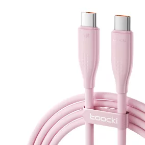 Toocki USB C 5A 100W kábel 2m pink (TXCTT1-RL05)