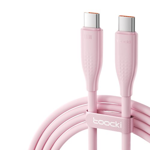 Toocki USB C 5A 100W kábel 2m pink (TXCTT1-RL05)
