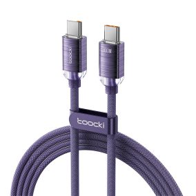 Toocki USB C 5A 100W kábel 1m lila (TXCTT1-SJ05)