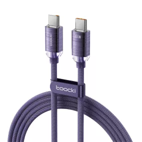 Toocki USB C 5A 100W kábel 1m lila (TXCTT1-SJ05)