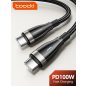 Toocki USB C 5A 100W kábel 1m (TXCTT1-SX01)