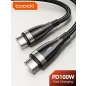 Toocki USB C 5A 100W kábel 1m (TXCTT1-SX01)