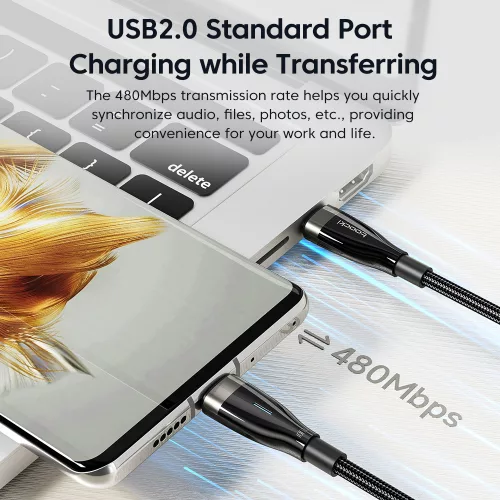 Toocki USB C 5A 100W kábel 1m (TXCTT1-SX01)
