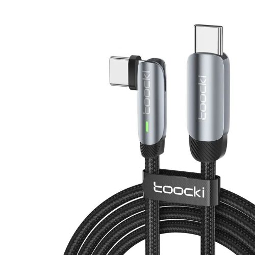 Toocki USB C 5A 100W kábel 1m 180 fokban forgatható fej (TXCTT1-YX0G)