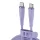 Toocki USB C 5A 60W kábel 1m lila (TXCTT2- XJ05M)
