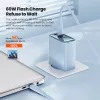 Toocki USB C 5A 60W kábel 1m lila (TXCTT2- XJ05M)