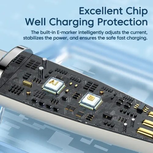 Toocki USB C 5A 60W kábel 2m fehér (TXCTT2- XJ02M)