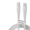 Toocki USB C 6A 240W kábel 1m fehér (TXCTT3-LB02)