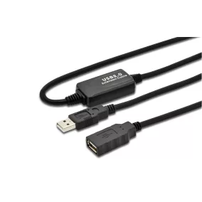   Microconnect USB 2.0 aktív hosszabbító kábel 10m (USB2.0AAF10A)