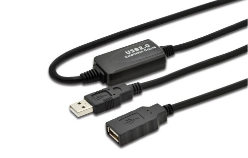 Microconnect USB 2.0 aktív hosszabbító kábel 10m (USB2.0AAF10A)