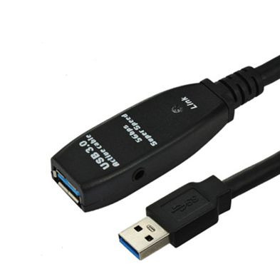 Microconnect USB 3.2 Gen 1 aktív hosszabbító kábel 10m (USB3.0AAF10A)