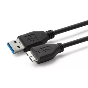   Microconnect USB 3.0 A - USB 3.0 micro B kábel 1m (USB3.0AB1MICRO)